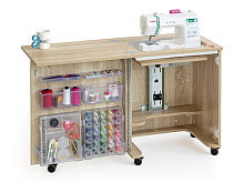 СТОЛ РАСКЛАДНОЙ ДЛЯ ШВЕЙНОЙ МАШИНЫ COMPACT, ДУБ