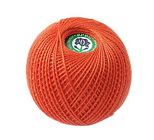 Пряжа Ирис, 100% хлопок 25гр. 0712 (022) алый