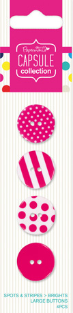   Spots & Stripes Brights - PINK 4 , 