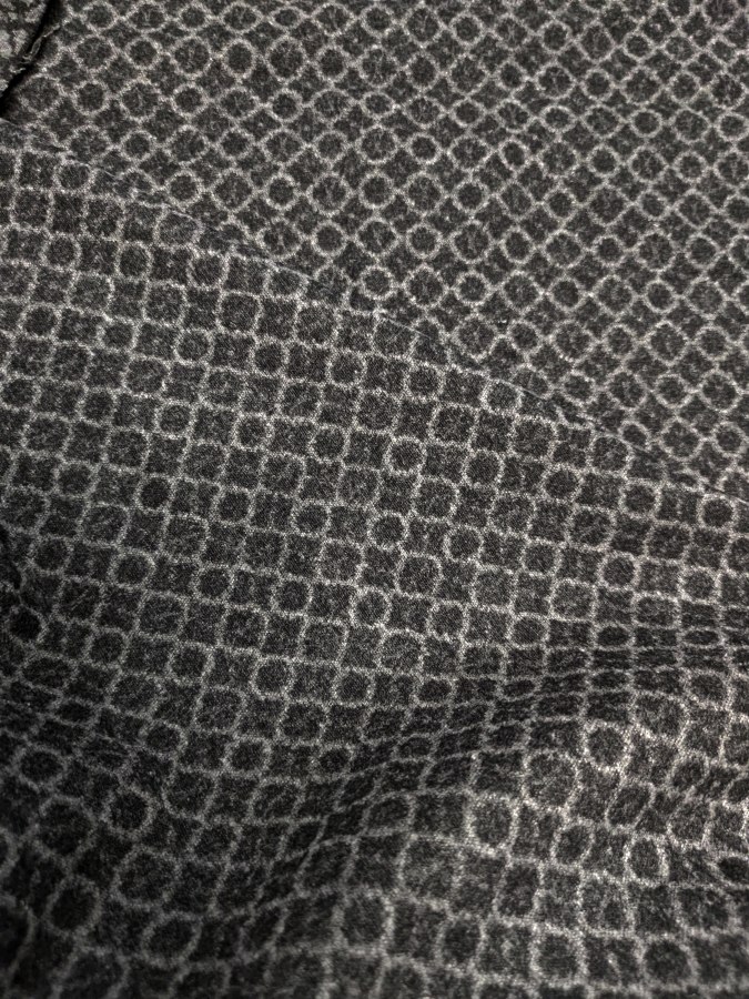 Жаккард черно-серый квадрат ш.1.55м (цена за 1см)