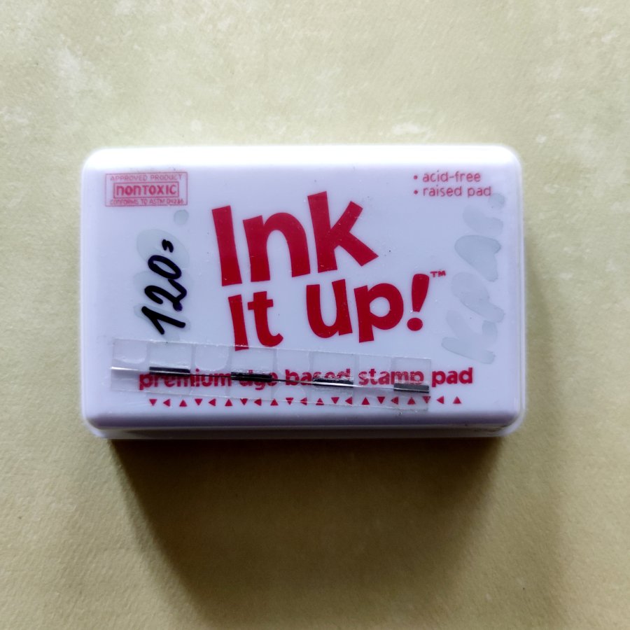 Штемпельная подушка Ink it up, красный Ш12