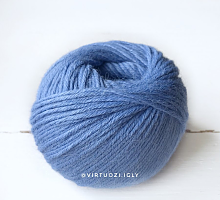 Пряжа Натика (Natica), цвет 9017 ярко-голубой