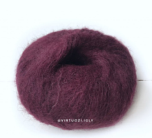 Пряжа Альпака суперлайт (Alpaca Superlight) 64 темно-бордовый