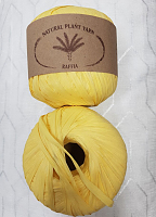 Пряжа Рафия (Raffia), цвет 104 желтый