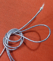 Шнур 2мм плетеный серебро