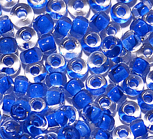 Бисер прозрачный с прокрасом 38338