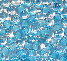 Бисер прозрачный с прокрасом 38362