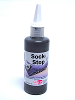 Краска текстильная с противоскользящим эффектом 3D "Sock-Stop" темно-серая, (черная) 100 мл