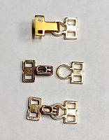 Крючок-кзастежка декоративный 22х10мм-золото