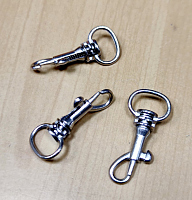 Карабин металл 13 мм никель №ш3