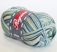 Сеам Регина принт 931581 нежные желто-голубо-синий-морская волна