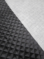 Стеганная ткань, цвет черный