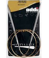 Спицы металлические круговые супергладкие 105-7, длина 80см