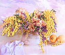 Набор для вышивания Матренин Посад "Мимоза" 7006 (32х40)