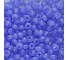 Бисер керамический блестящий 32010 синий