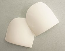 Плечевые накладки полумесяц (M) HKM, белые