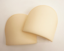 Плечевые накладки полумесяц (S) HKM, бежевые