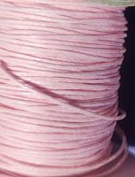 Шнур вощеный, толщина 1мм, цвет 138 нежно-розовый (5метров)