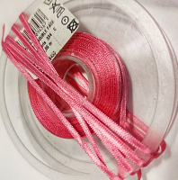 лента атласная шир.3мм цвет 334 ярко-розовая (цена за метр)