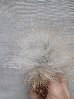 Помпон из меха песца, 18см