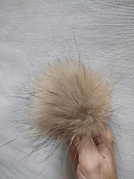 Помпон 16 см из меха песца