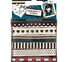 Ленты декоративные GOR367101 "Gorjuss", DOCRAFTS, 6 шт. по 1м №ш28