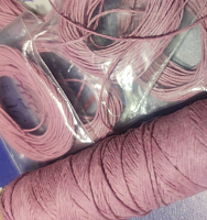 Шнур бечевка, цвет пепел-розовый, толщина 0.5мм, (5метров)