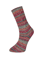 Носочная пряжа Himalaya Socks (Хималайя Сокс) 160-02 красный меланж