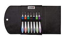 Набор крючков для  вязания с эргономичной пластиковой ручкой ADDISWING (доставка в подарок)
