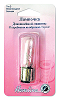 Лампочка для швейных машин, вставляющаяся (штыковая), длинная ш25