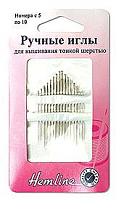 Иглы ручные для вышивания с острым кончиком, №5-10, 16 шт