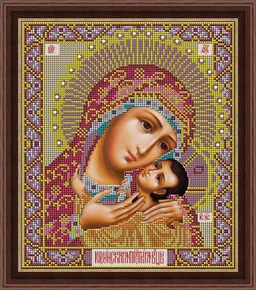 Набор для вышивания бисером Икона "Корсунская"