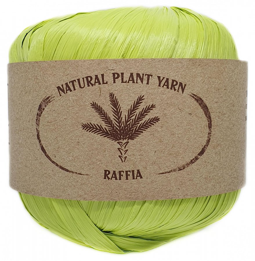 Пряжа Рафия (Raffia), цвет 202 цитрон