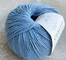 Пряжа Cotton-Yak (Коттон-Як), цвет 124 голубой