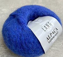 Пряжа  Альпака суперлайт (Alpaca Superlight) 06 синий