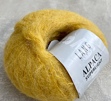 Пряжа  Альпака суперлайт (Alpaca Superlight) 11 желтый