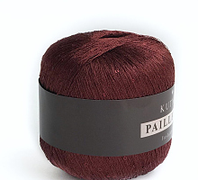 Пайетки 2мм на полиамиде (PAILLETTES, 100% Полиамид, 7.20м/1г) 026 - марсала ( моток 50г )