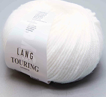 Туринг Lang Yarns (Touring) 001 - белый