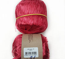 Пряжа Рафия (Raffia), цвет 91 вишня