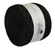 Пряжа трикотажная Салтера 02 черный