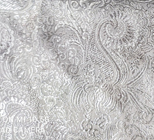 Парча серебряная ( цена за 1см)