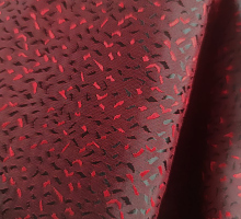 Подкладка поливискоза красный жаккард. (цена за 1см)