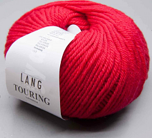 Туринг Lang Yarns (Touring)  - красный - 3 мотка