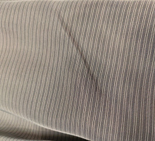 Подкладка поливискоза мелкие полоски на сером. (цена за 1см)