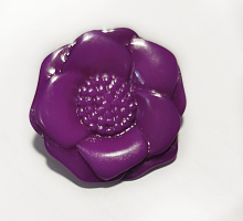 Пуговица цветок фиолетовый, 29 мм, Union Knopf №о2
