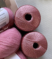 Lurex Lame 550 Seam (Люрекс Ламе 550) - 910 розовый