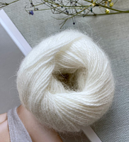 Пряжа Angora Soft (Ангора Софт), цвет 7146 белый