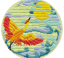 Набор для вышивания "Журавль" ПТ-757