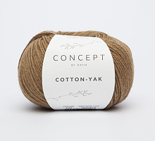 Пряжа Cotton-Yak (Коттон-Як), цвет 102 каштан