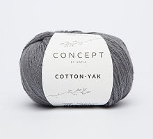 Пряжа Cotton-Yak (Коттон-Як), цвет 113 серый